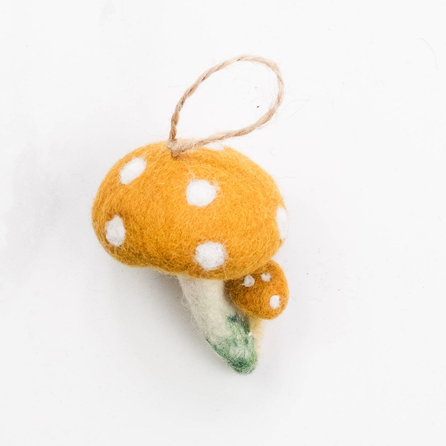 The Winding Road: Felt Mushroom Ornaments  6 Assorted