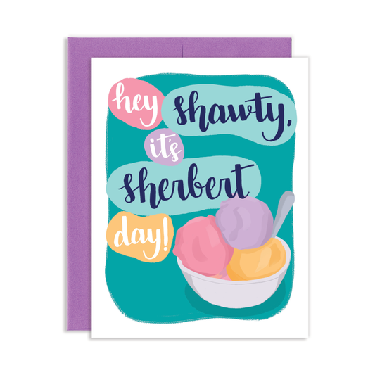 Grey Street Paper: Sherbet Day Birthday Greeting Card