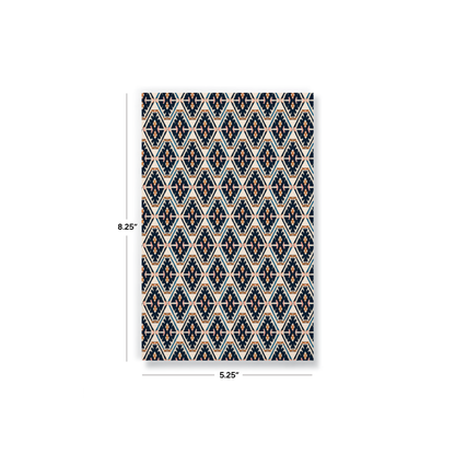 Denik: Ikat Diamonds Classic Layflat Journal Notebook