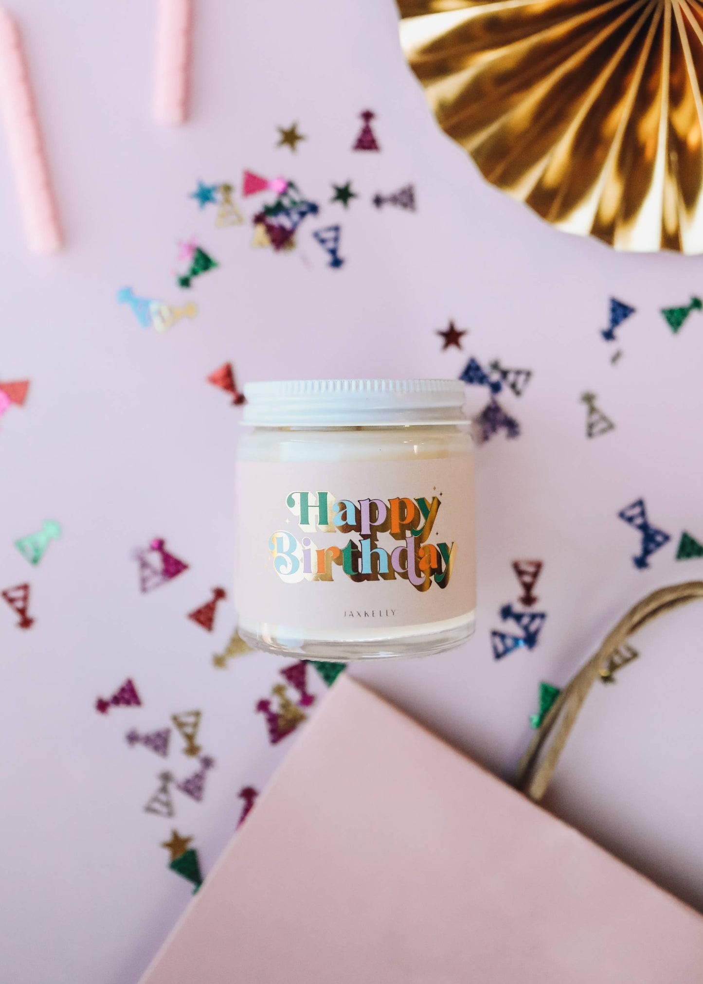 JaxKelly: 4oz - Happy Birthday Celebration Candles