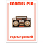 The Found: Boombox Pin