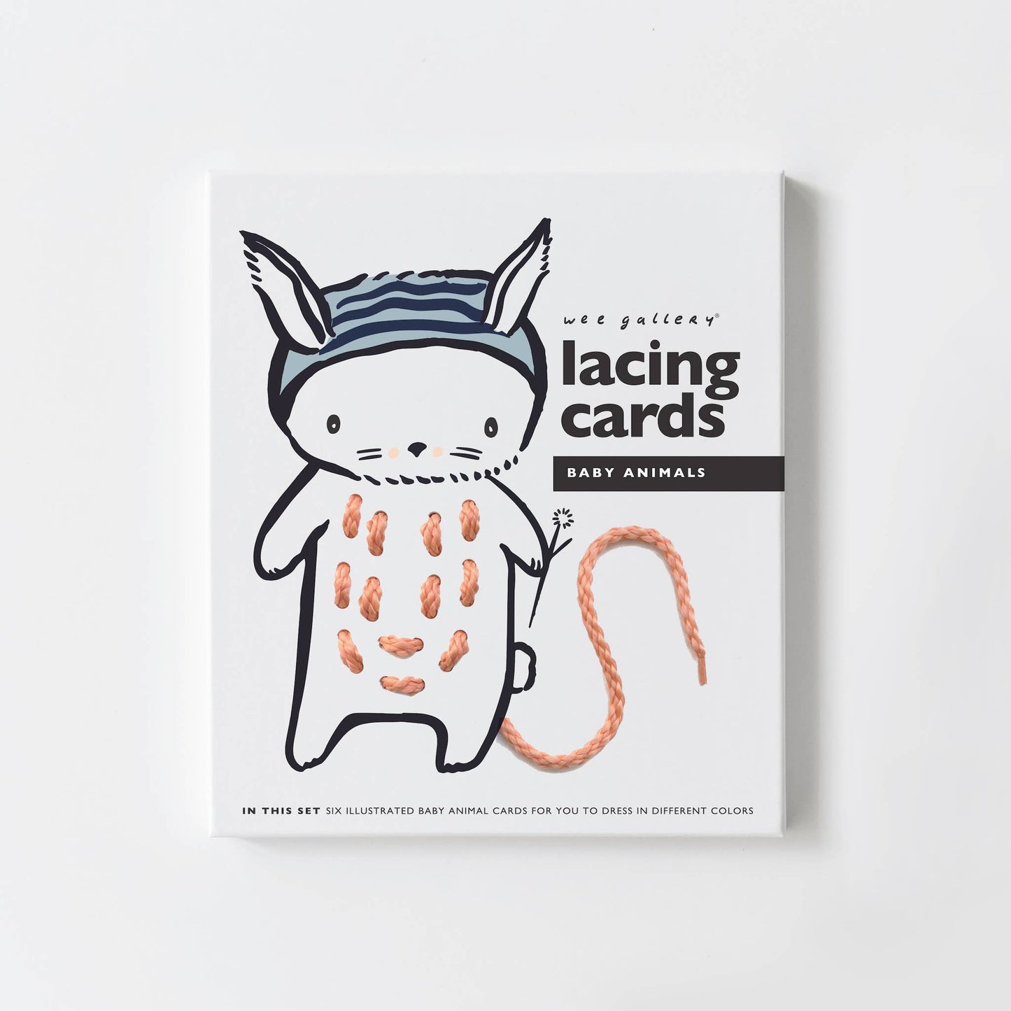 Wee Gallery: Lacing Cards - Baby Animals