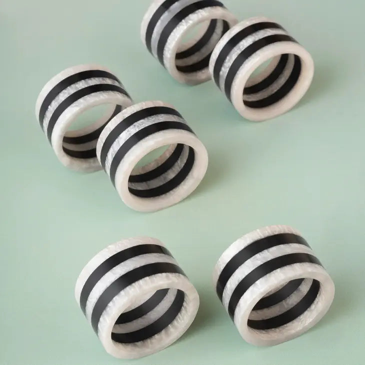 Guari Kholi: Panama Napkin Rings, Set of 6