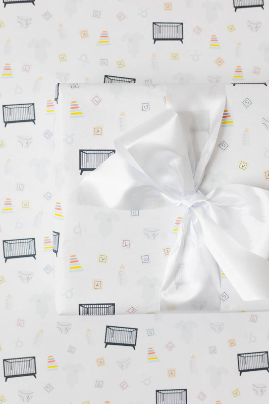 Joy Paper Co.: Baby Pattern Wrapping Paper Roll