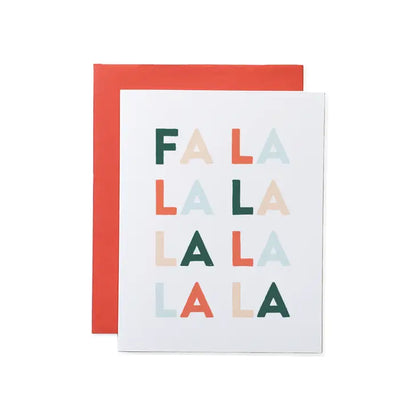 Joy Paper Co: Fa La La Holiday Card