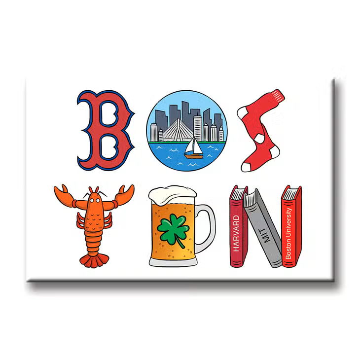 The Found: Boston Icons Magnet