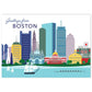 The Found: Boston Skyline Postcard