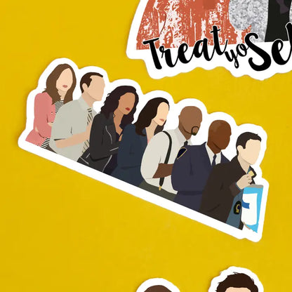 Shop Trimmings: Brooklyn Nine Nine Cast Sticker