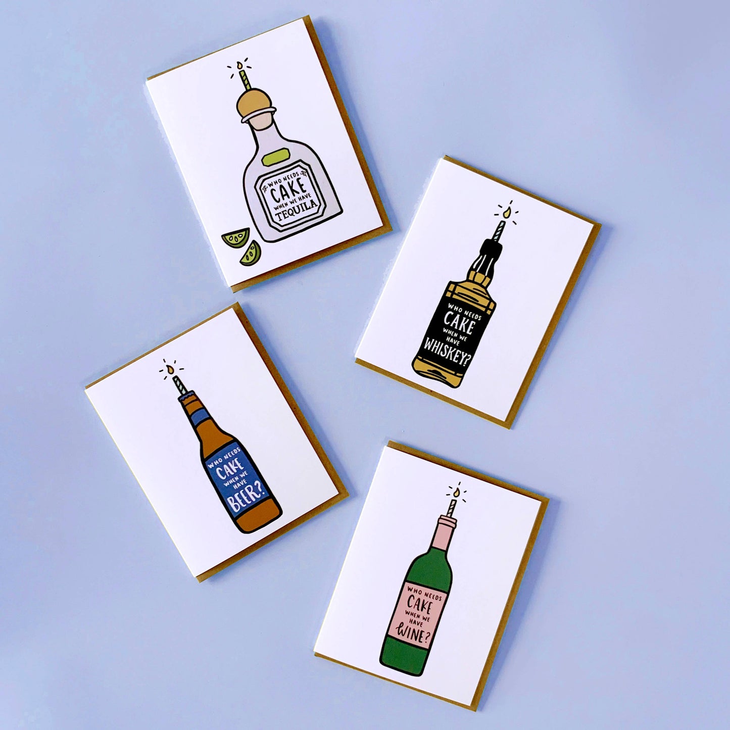 Brittany Paige: Cake Wine Card