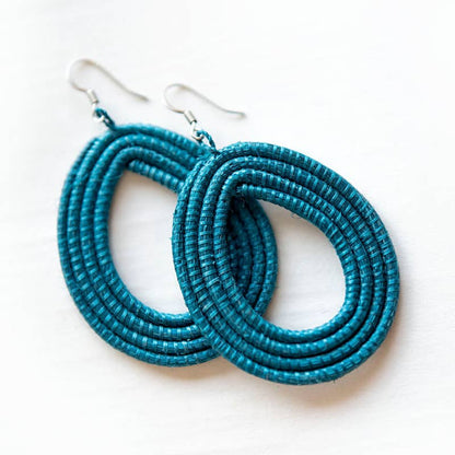 Azizi Life - Woven Loop Earrings