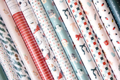 Joy Paper Co.:  Holiday Cats Wrapping Paper Continuous Roll