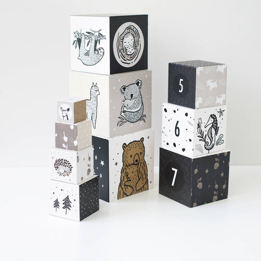 Wee Gallery: Nesting Blocks - Baby Animals