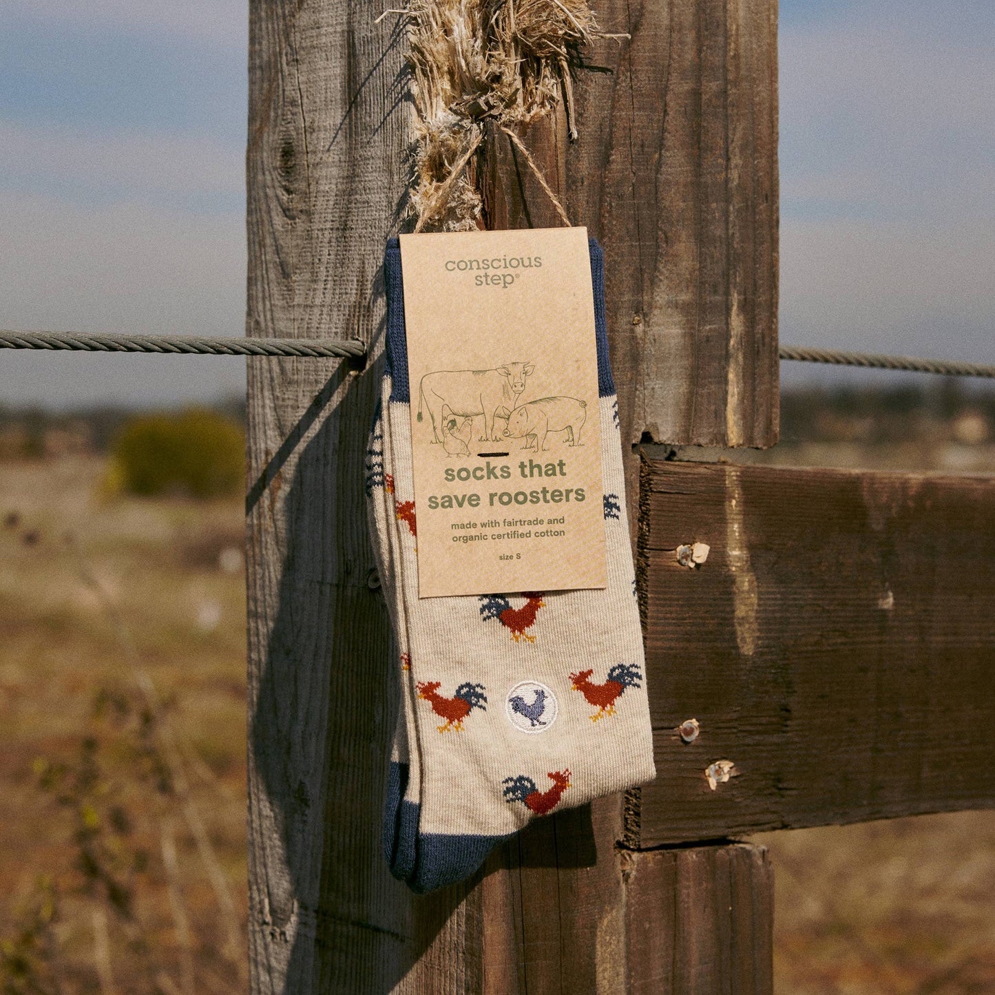 Conscious Step: Socks that Save Roosters