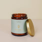 JaxKelly: 9oz Amber Crystal Candles - Moonstone Good Luck