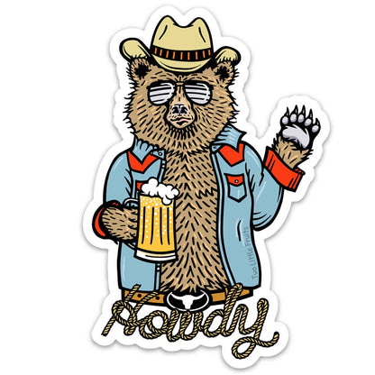 Two Little Fruits: Stickers Western Cowboy  – Durable Vinyl for Gifts & Gear