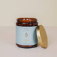 JaxKelly: 9oz Amber Crystal Candles - Amazonite - Hope