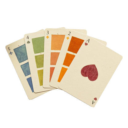 Roomytown Inc: Playing Cards - Set of Two Decks - Watercolor Swatches