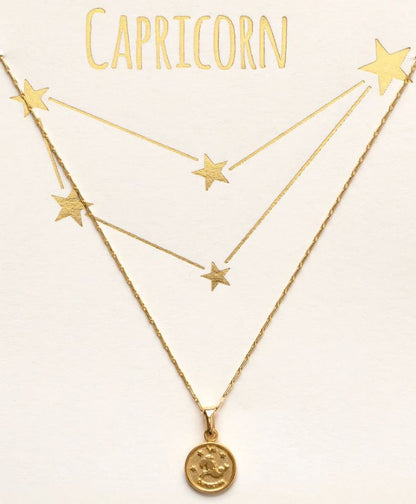 Amano Studio: Tiny Zodiac Medallion Necklace