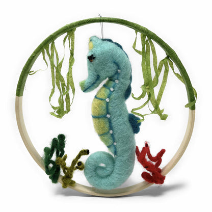 The Crafty Kit Company: Sea Horse Needle Felt Craft Kit