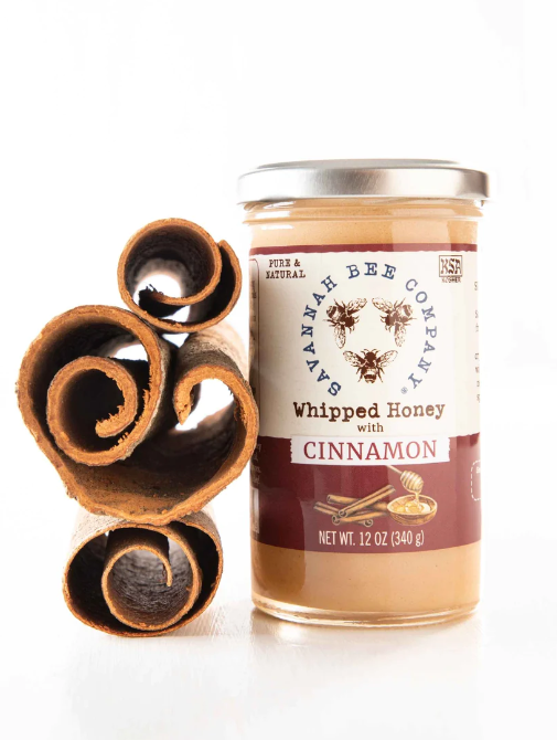 Savannah Bee Company: Whipped Honey Cinnamon (3 oz.)