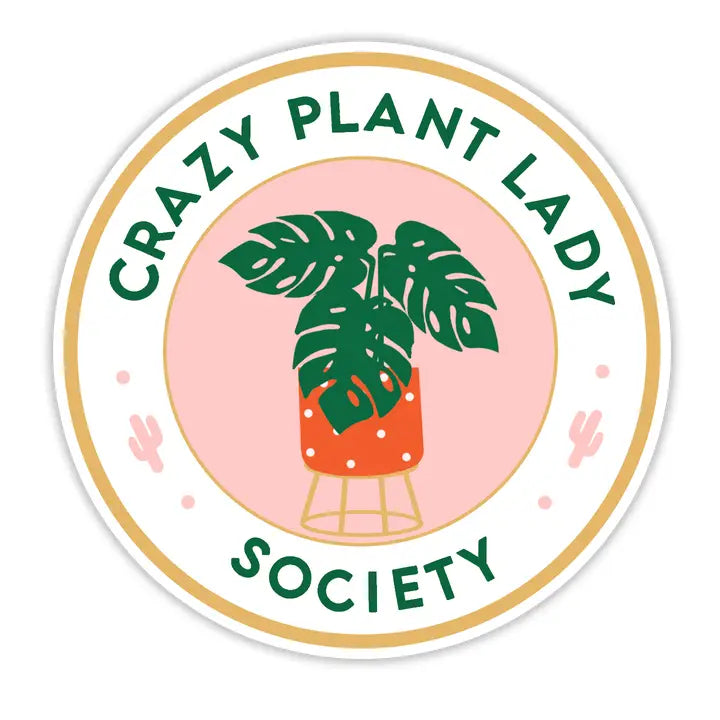 Shop Trimmings: Crazy Plant Lady Society Sticker