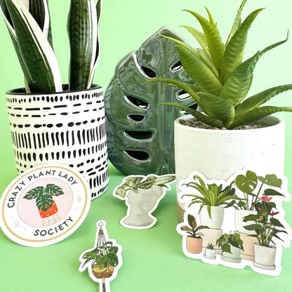 Shop Trimmings: Crazy Plant Lady Society Sticker