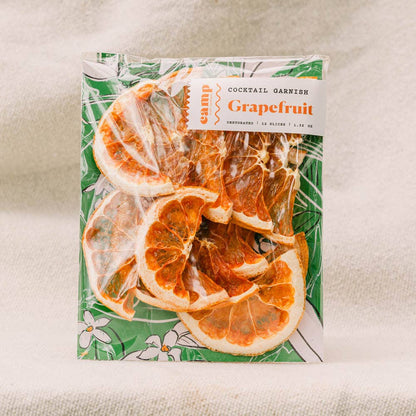 Camp Craft Cocktails: Grapefruit-Dehydrated Garnish