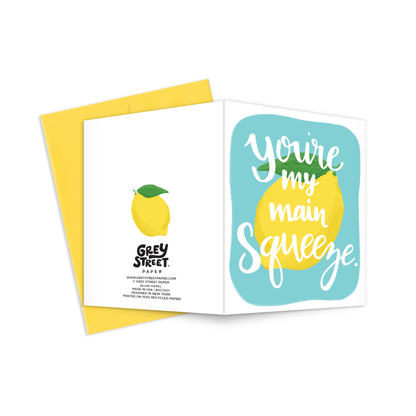 Grey Street Paper: Main Squeeze Greeting Card