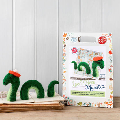 The Crafty Kit Company: Loch Ness Monster Needle Felting Craft Kit