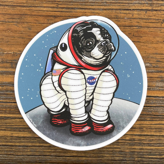 Two Little Fruits - Stickers | Astronaut Dog Stickers | Vinyl Sticker | Gifts