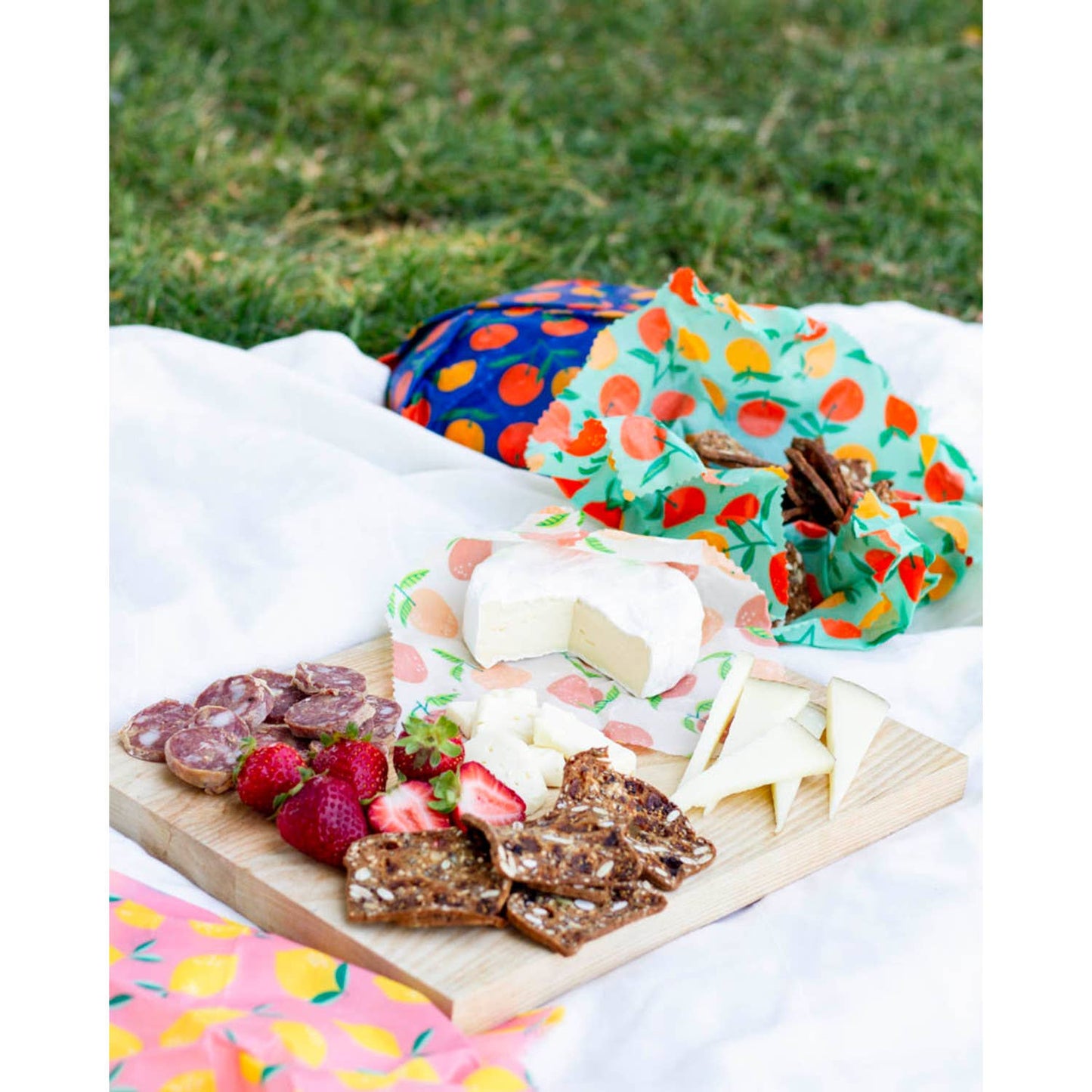 Ecologie: Citrus Beeswax Wrap Set of 3