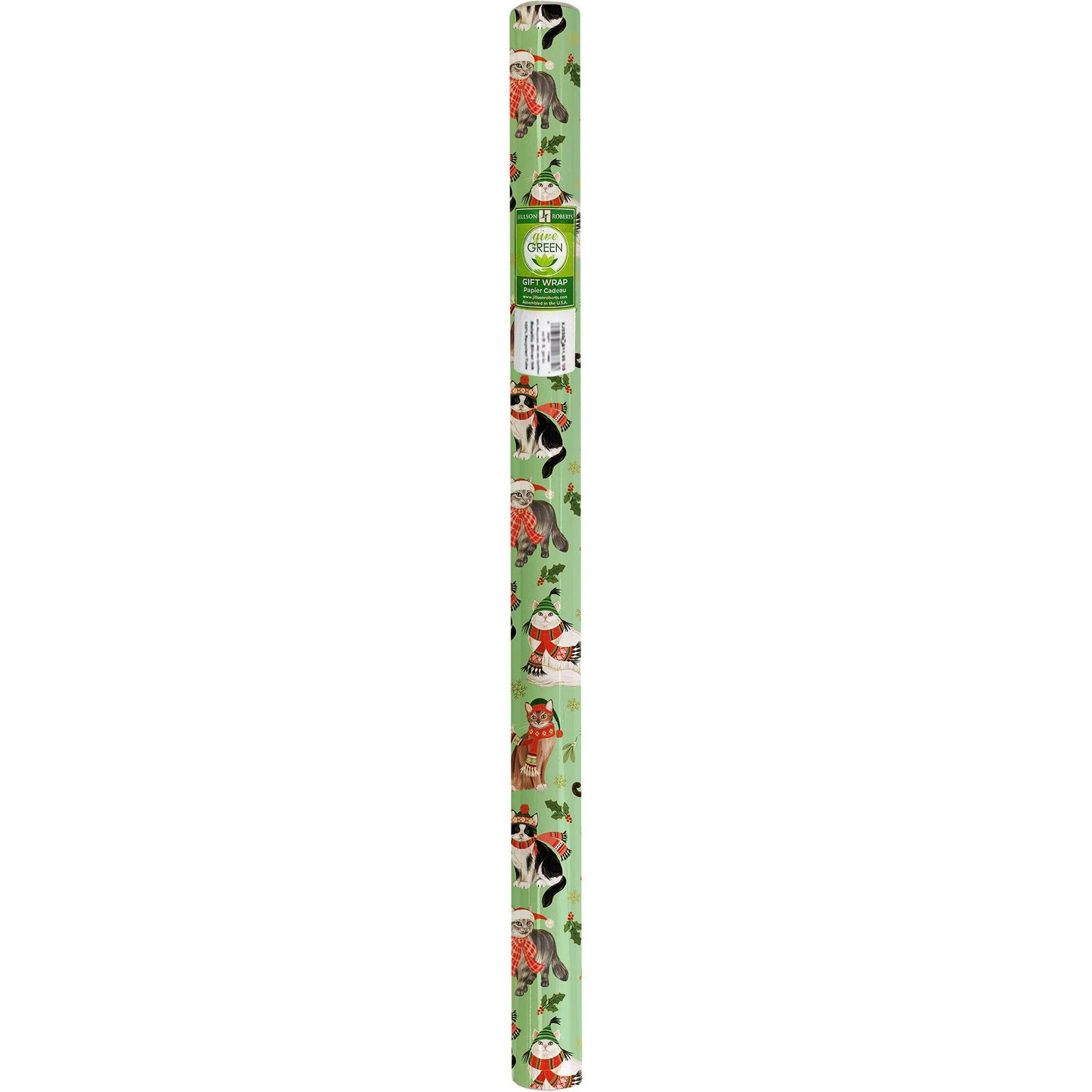 Jillson & Roberts: Frolicking Felines Gift Wrap Roll