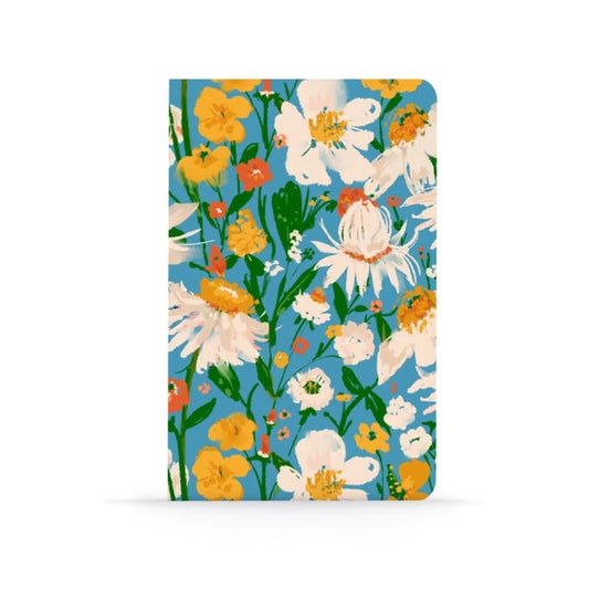 Denik: Blue Bouquet Classic Layflat Notebook