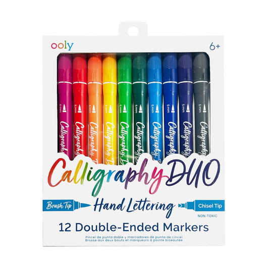 OOLY: Calligrapghy Duo Markers - Set of 12