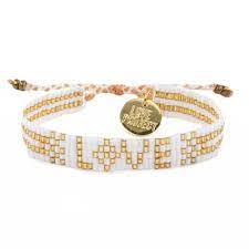 Love Is Project: Seed Bead Love Bracelet