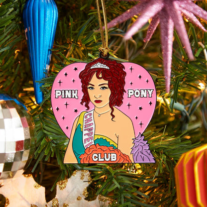 The Found: Chappell Roan Pink Pony Club Enamel Ornament