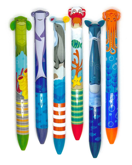 SNIFTY: TWICE AS NICE SEA LIFE 2 COLOR CLICK PEN