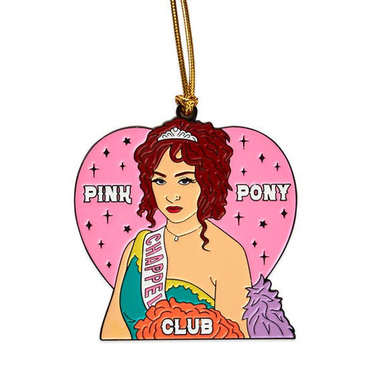 The Found: Chappell Roan Pink Pony Club Enamel Ornament