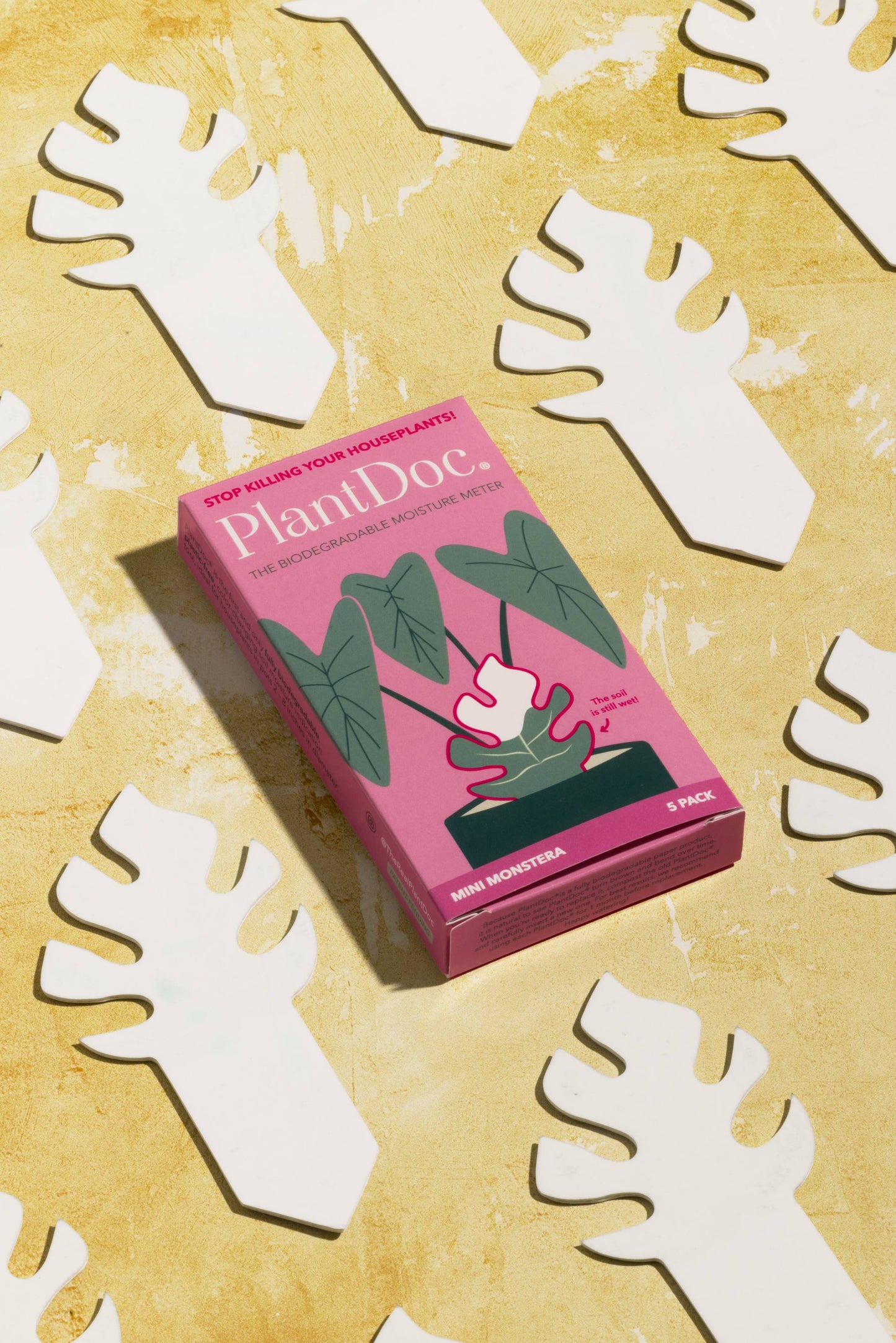 Daphne's Botanicals: Mini Monstera PlantDoc: Color-Change Plant Moisture Meter