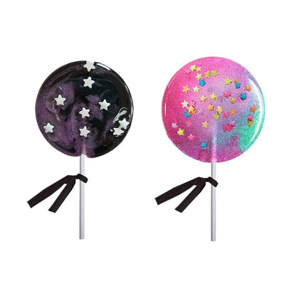 Melville Candy Company: Galaxy Lollipops - Purple & Pink