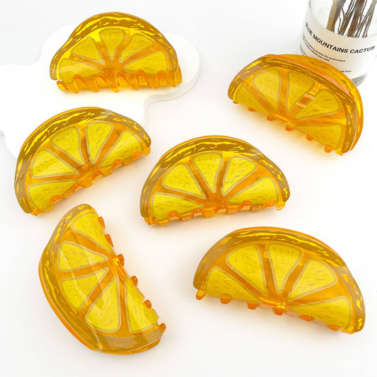 mildstyles: Sweet Orange Fruit Hair Claw Clip – Playful Summer Vibe