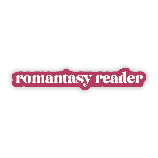 Big Moods - "Romantasy reader" Reading Text Sticker
