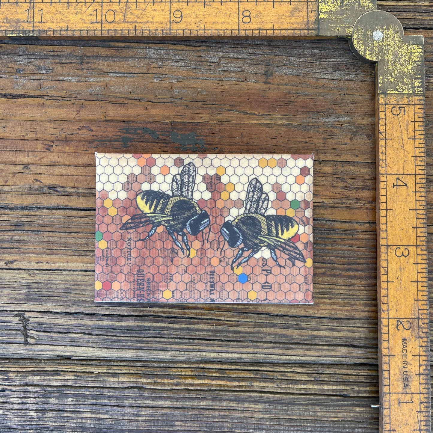 Two Little Fruits: Magnets | Honeybee Magnet | Bee Magnets | Kitchen Decor