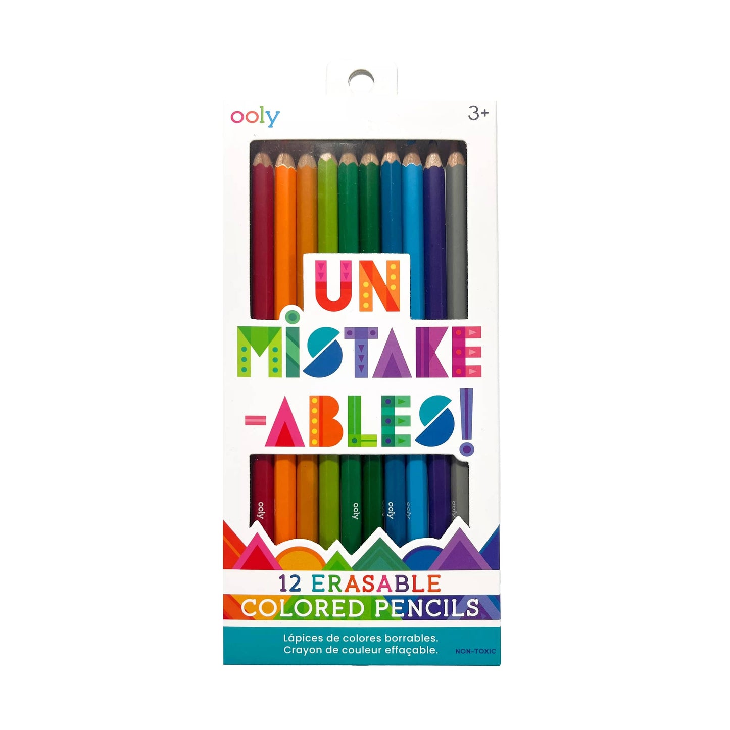 OOLY: Un-Mistake-Ables! Erasable Colored Pencils