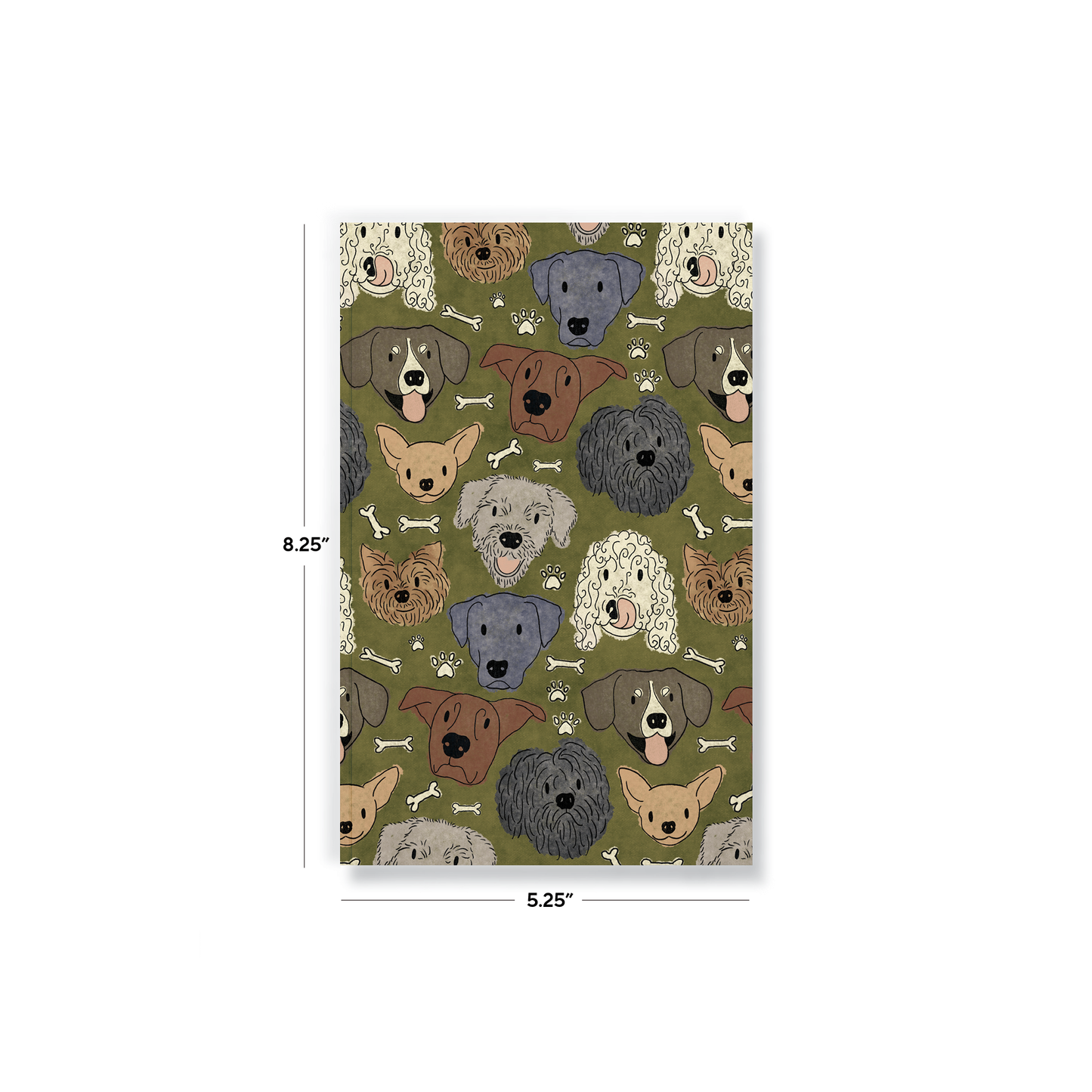 Denik: Doggies Classic Layflat Journal Notebook