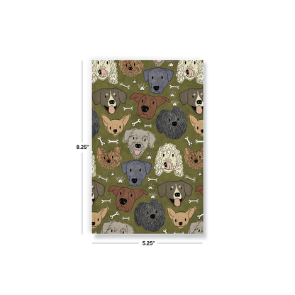 Denik: Doggies Classic Layflat Journal Notebook