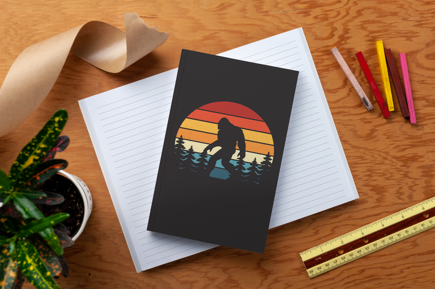 Denik: Sasquatch Classic Layflat Journal Notebook