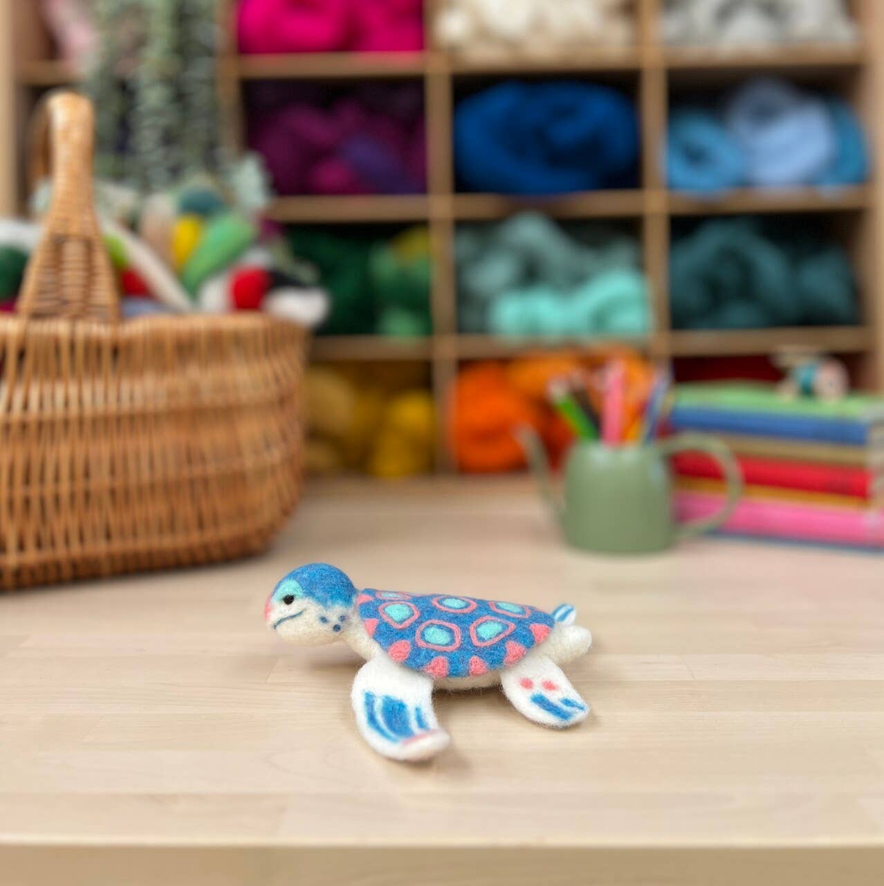 The Crafty Kit Company: Sea Turtle Needle Felt Craft Kit