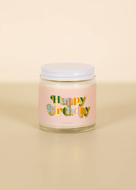 JaxKelly: 4oz - Happy Birthday Celebration Candles