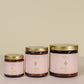 JaxKelly: 9oz Amber Crystal Candles - Rose Quartz - Love